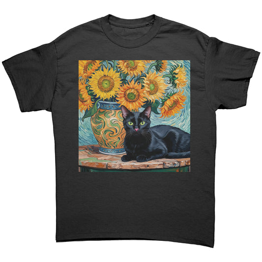 Cat Lovers Flowers T-Shirt