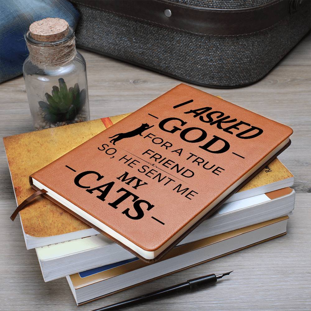 God Sent Me Cats Journal